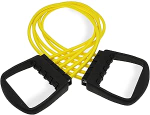 Deuser Expander Original mit Griffen, seit über 50 Jahren in Deutschland gefertigt, Aus Naturlatex, Für Krafttraining, Fitness, Sport, Klimmzüge, Yoga